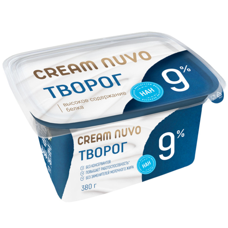 Otзыvы otowre toworog cream nuvo professional 9%, 380g
