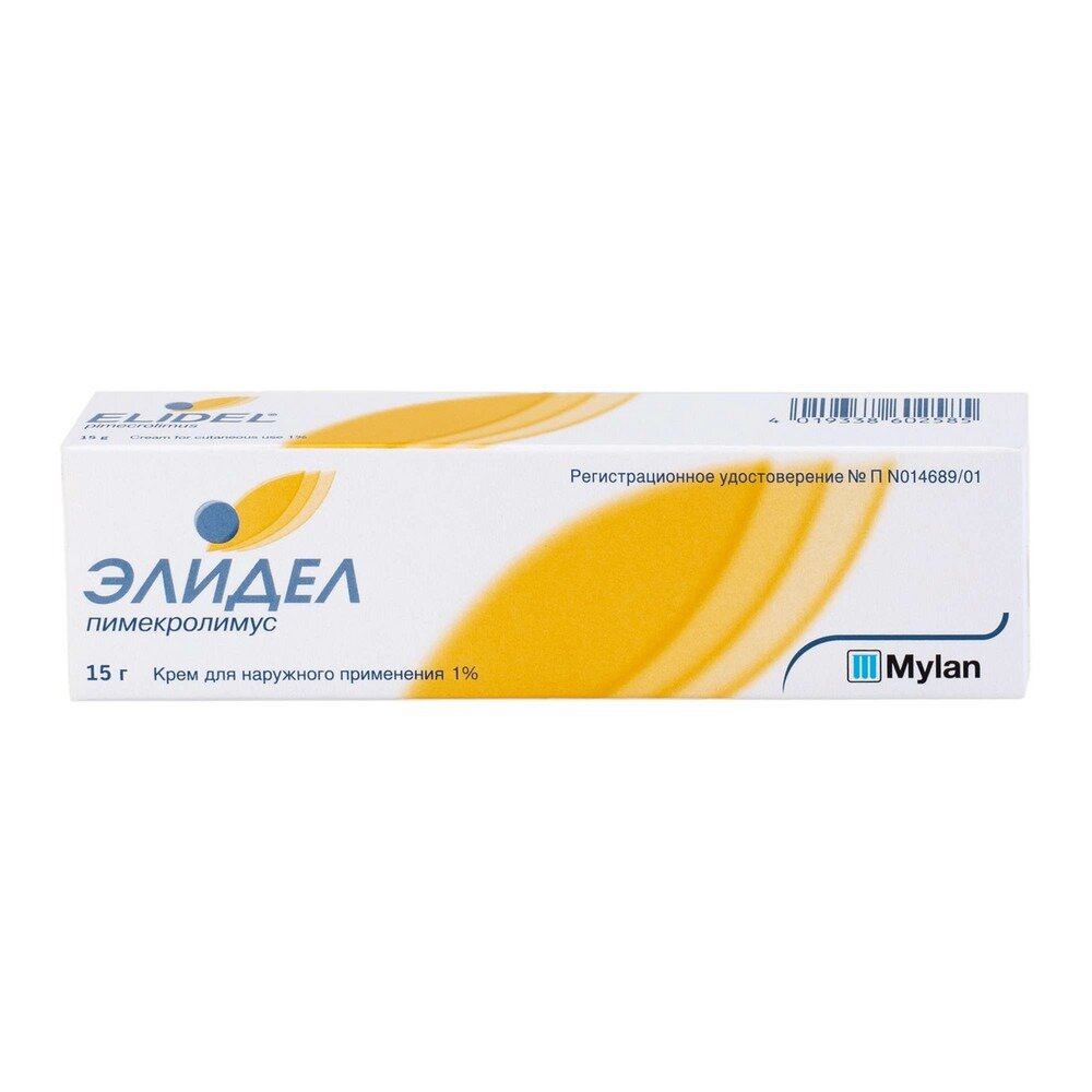 Эlidel -krem dlaruжnogogo oprimenenina 1% touba 15 g, цenы ot 867 ...