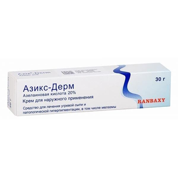 Aзykc-derm krem-nlaruжnogogo oprimenenemank 30 gtueba 1 шт. 