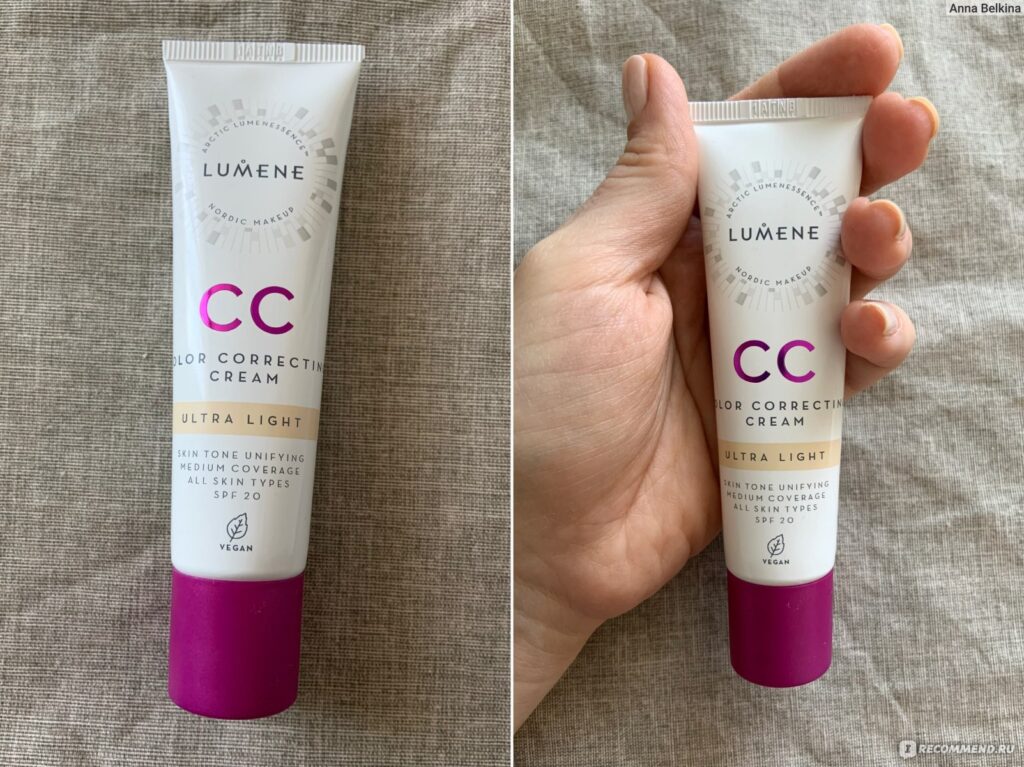 CC Cream Lumene Cc Color Recreting - «хOroшIй toNoNalnый krem ​​dlaish ...