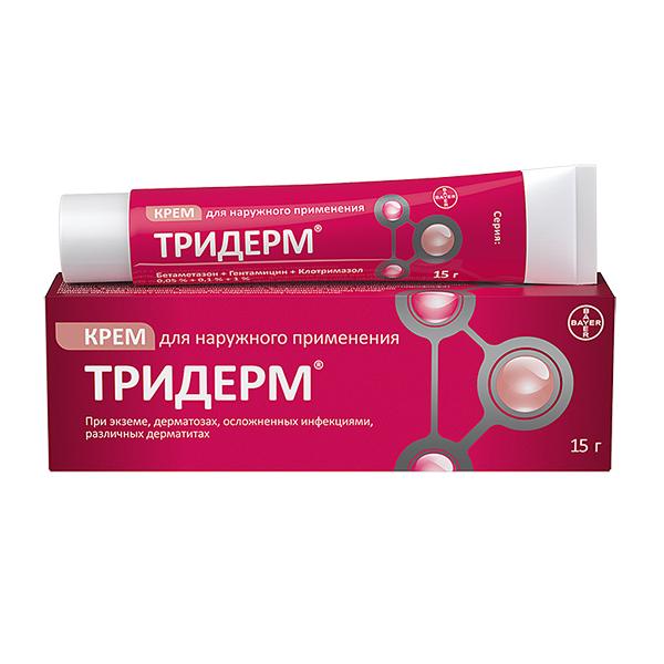 Тридрем Крем 15G Туба (БЕОТАМЕТАЙОН + ГЕЙНАМИГИИН + КЛОТРИМАЛА ...