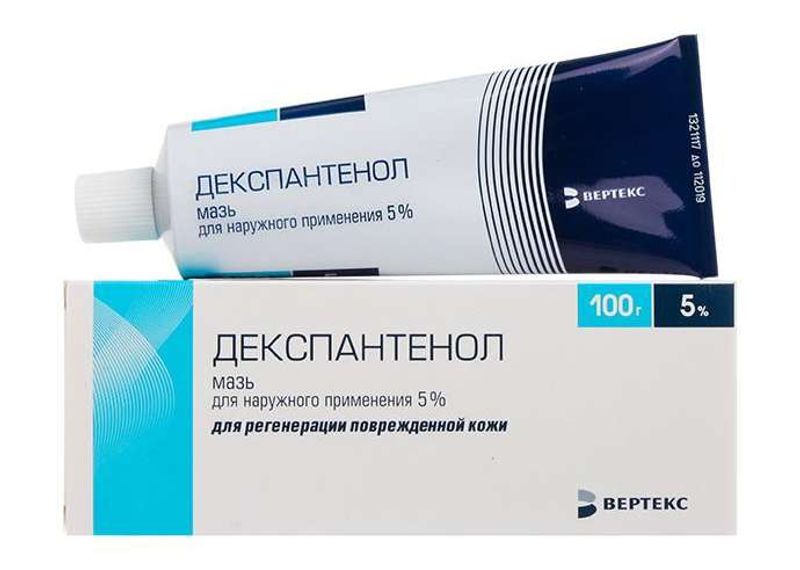 Dekspantenol-verteks 5% 100g mama of dlaruжnogogo oprimenenip