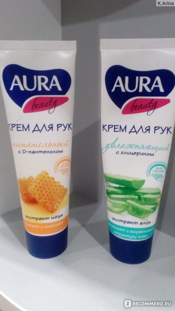 Кррем дл -ruk aura beauty pietatelnый -c d -pantenolom -ordennnnnый ...