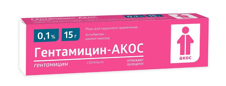 Gentamiцin-akos, mamahah-ylaruжnogos oprimenenaina 0,1%, 15-й (синтел ...