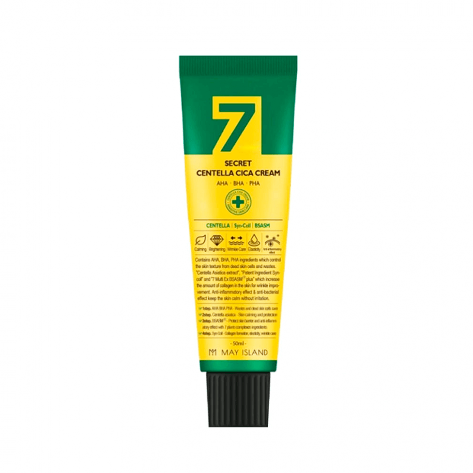 Остров май 7 дней Секретная Центра CICA Cream AHA/BHA/PHA (50 мл)