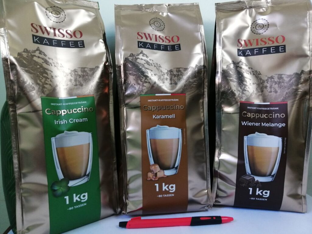 КОФЕГЕНА НААПИТОК РЕСТОВОРИМый SWISSO KAFFEE KAPUSHINOWIENER MELANGE (Германий), 1 кг. 
