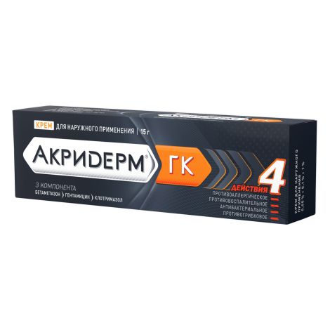 Акридрм гккер 15g