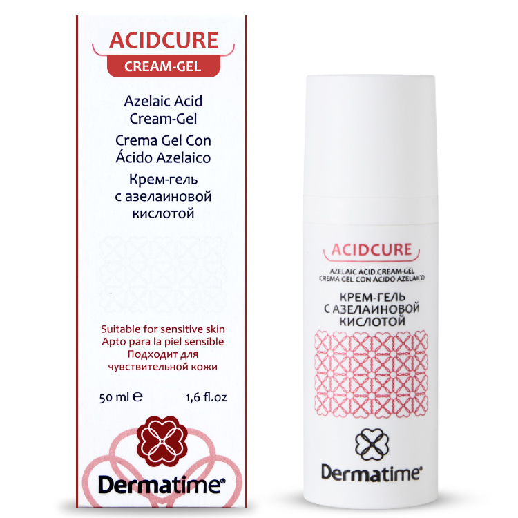 Dermatime Acidcure азелайновая кислота кремового геля Krem-gely dliцa-c-aзelainovoй kislotothй 50 мл